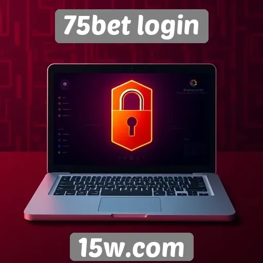 Recursos de segurança no login do 75bet